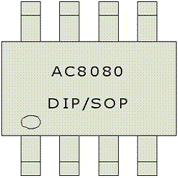 AC8080otp80s-dip8/sop8脚位图