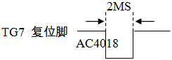 MCU Seriel Mode Reset Pin 单片机2线串行模式复位脚信号模拟图