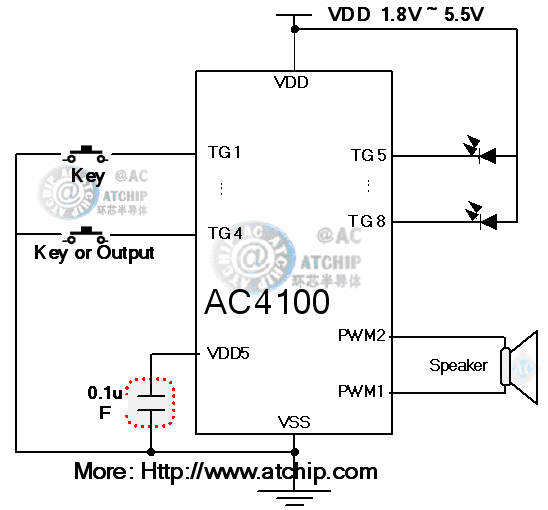 ac4100 diagram 与地触发有效电路接线图